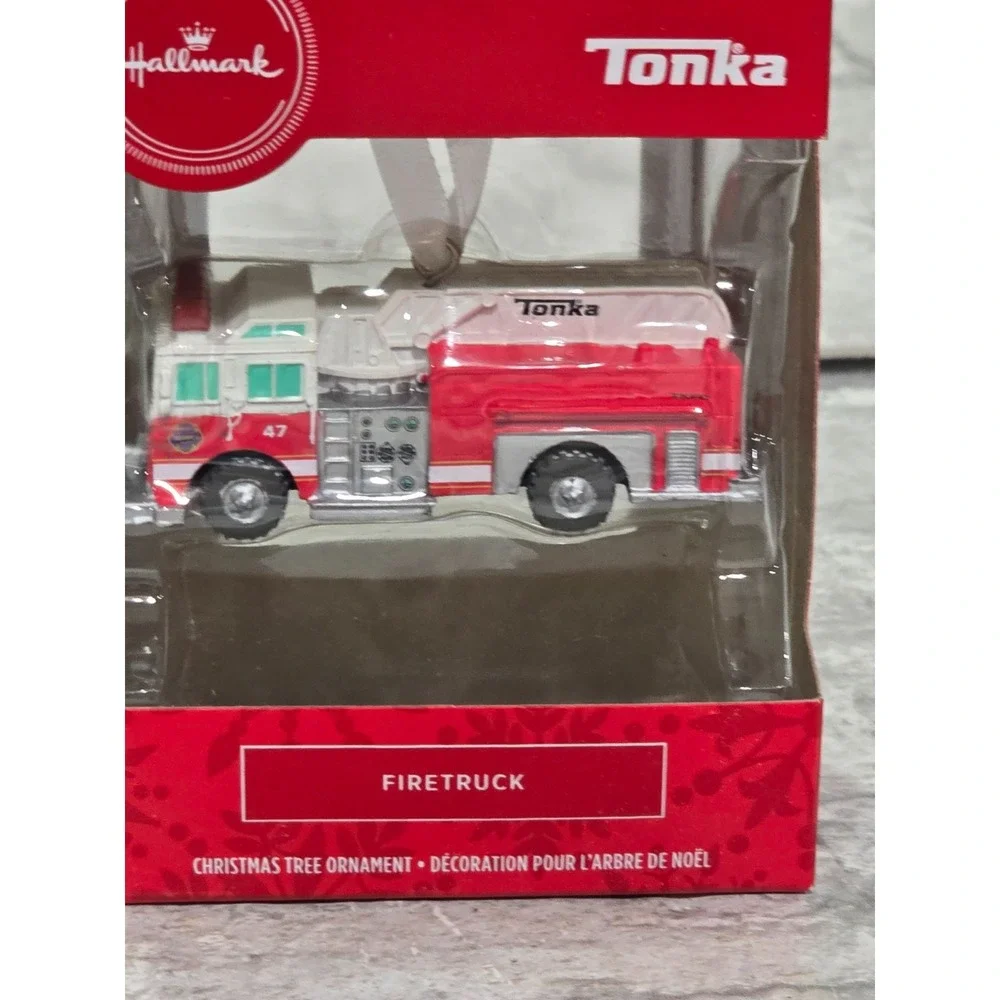 Hallmark Tonka Fire Truck Christmas‎ Ornament 2HCM4449 New In Box 2018 Hasbro